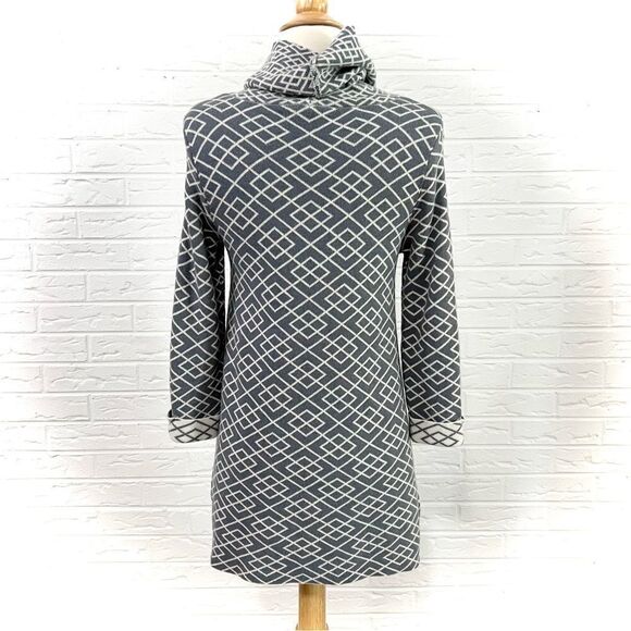 Anthropologie Moth Galena Cowl Neck Alpaca Blend Grey Sweater Size XS - Picture 4 of 8